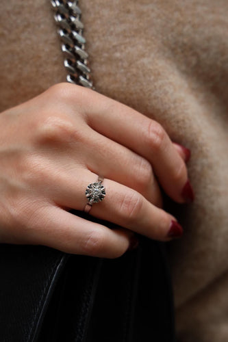 Bague 52 Bague Solitaire Or blanc Diamant 58 Facettes 1763513CN