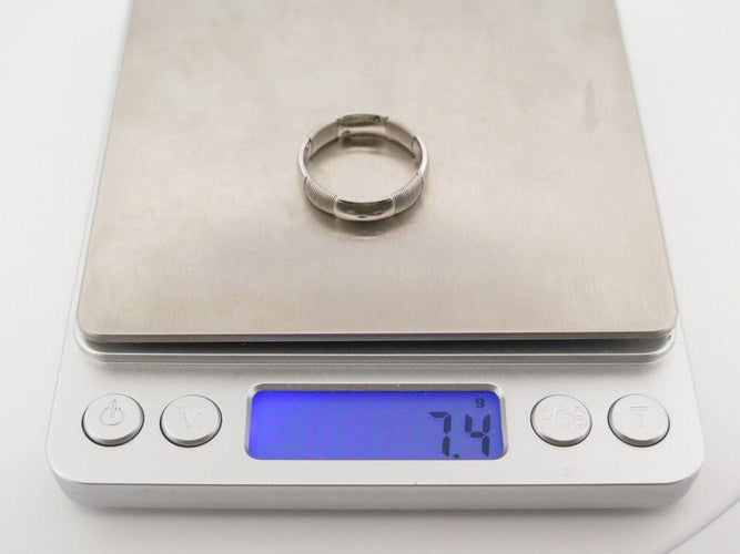 Bague 61 HERMES - Bague Or blanc 58 Facettes 242678