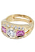 Ring MODERN DIAMOND AND PINK SAPPHIRE RING 58 Facettes 057881