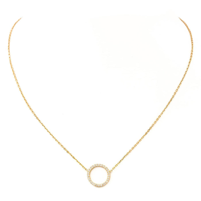 Collier Collier Or jaune diamant 58 Facettes 2259609CN