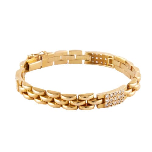 Bracelet Bracelet en or, diamants 58 Facettes