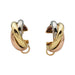 Earrings Cartier earrings, "Trinity", three golds, large model 58 Facettes 31721