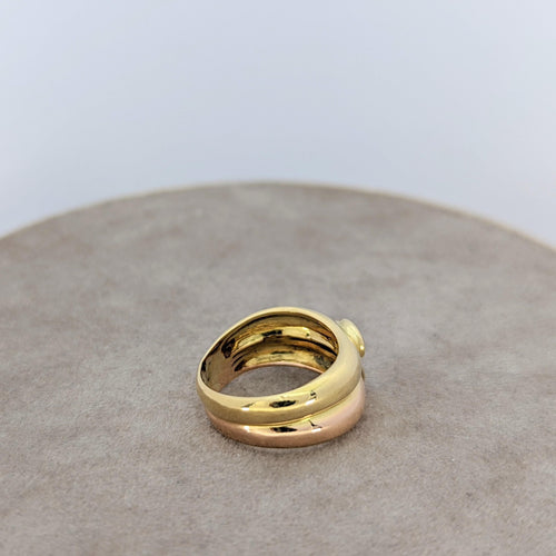 Bague Bague en or jaune diamants et tourmaline 58 Facettes 18709