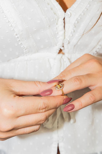 Bague 47 Bague Or jaune Citrine 58 Facettes 2673627CN