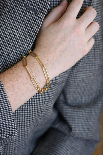 Collier Chaîne maille rectangle en or jaune 58 Facettes