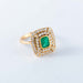 Ring 52 Emerald diamond ring 58 Facettes