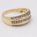 Ring 67 3 band ring Yellow gold Diamonds 58 Facettes E358542