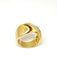 Bague Bague or jaune Ligne de diamants 58 Facettes