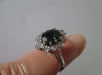 Ring Pompadour ring green sapphire diamonds 58 Facettes