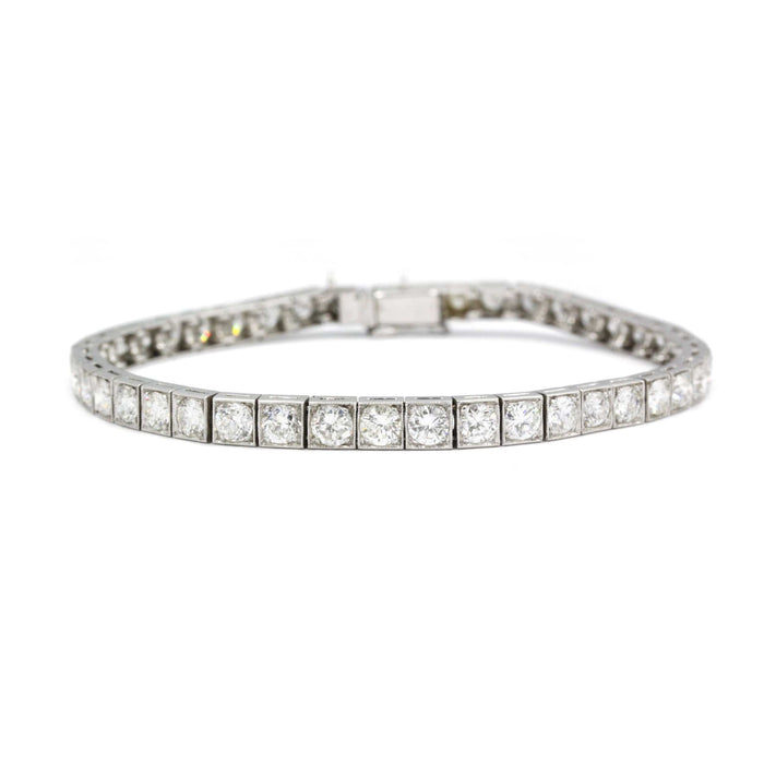 Bracelet Bracelet Rivière Platine & Diamants 58 Facettes 220202R