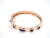 Bracelet Bracelet jonc lapis lazuli or 58 Facettes