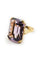 Bague Bague or jaune et améthyste 58 Facettes