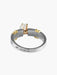 Ring 57 TWO GOLD & DIAMOND SOLITAIRE RING 58 Facettes BO/150024