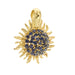 Pendant Sun pendant in yellow gold and sapphires 58 Facettes 33075