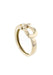 Ring 53 FRED Force 10 Ring in Yellow Gold 58 Facettes 61032-56855