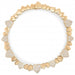 Necklace Fred Coeurs necklace yellow gold diamonds 58 Facettes 63700100