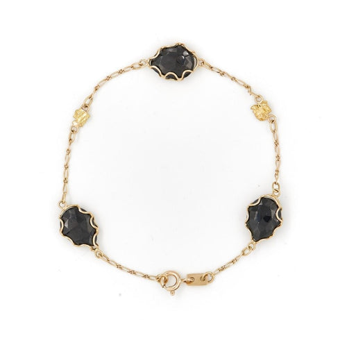 Bracelet Bracelet Or jaune Onyx 58 Facettes 1610139CN