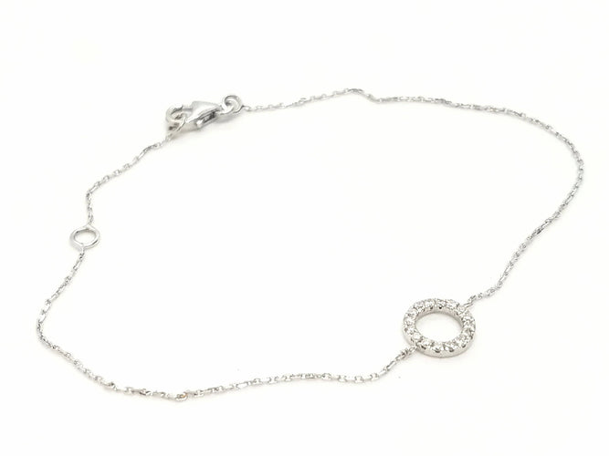 Bracelet Bracelet Graphique Or blanc Diamant 58 Facettes 579169RV