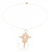 Ginette NY Necklace Jumbo Tanger Necklace on Chain Rose gold 58 Facettes 2322867CN
