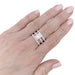 Ring 54 Edouard Nahum ring, Emerald Trilogy, diamonds, white gold. 58 Facettes 32515