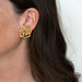 Chaumet earrings in yellow gold & sapphires 58 Facettes