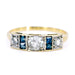 Ring 55 Art Deco Ring Diamonds, Sapphires 58 Facettes 9A9332B9C93F4A2C8CF6840CA6C7E8AD