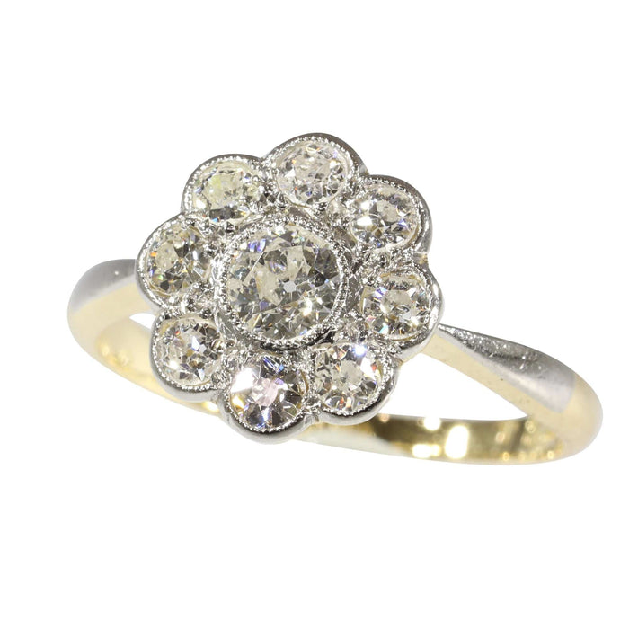 Bague 51 bague Marguerite diamants Art Déco 58 Facettes 23212-0300