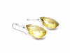 Earrings Silver Quartz Drop Earrings 58 Facettes 06442CD