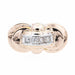 Ring 56 Tank ring Rose gold Diamond 58 Facettes 2283330CN