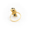 Bague 57.5 Bague Toi & Moi Or jaune Saphir 58 Facettes 2004427CN