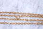 Collier Sautoir ancien en or rose 58 Facettes