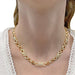 Collier Collier or jaune, diamants. 58 Facettes 32740