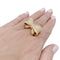 Bague 56 Bague "Noeud", or jaune et diamants. 58 Facettes 33378