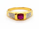 Bague 58 Bague Or jaune Rubis 58 Facettes 06348CD