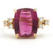 Ring 54 Cocktail Ring Yellow Gold Tourmaline 58 Facettes 1955907CN