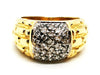 Ring 48 Yellow Gold Diamond Ring 58 Facettes 1649333CN