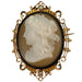Brooch Cameo brooch, enameled setting 58 Facettes 15209-0125