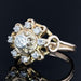 Ring 57 Vintage diamond ring in yellow gold 58 Facettes 21-573