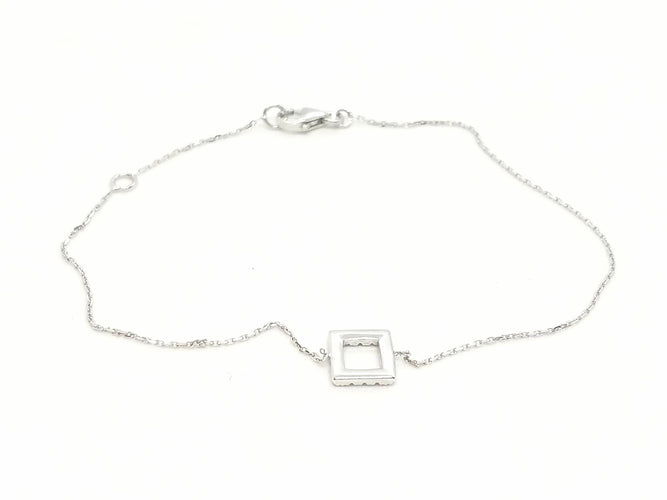 Bracelet Bracelet Graphique Or blanc Diamant 58 Facettes 579172RV