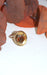 Ring Old ring fixed under glass Fox 58 Facettes