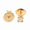 Boucles d'oreilles Boucles d'oreilles Puces Or jaune diamant 58 Facettes 2382025CN