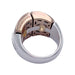 Ring 56 Chimento ring in gold, mother-of-pearl and diamonds. 58 Facettes 32401