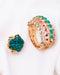 Ring 52 Yellow Gold Dioptase Ring (Arlette Mouchet) 58 Facettes 61G00088