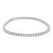 Gubelin tennis line bracelet in white gold and diamonds. 58 Facettes 30975