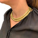 Necklace Necklace, "Tubogas", yellow gold. 58 Facettes 31322