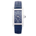Cartier watch "American Tank", white gold, leather strap. 58 Facettes 33369
