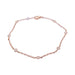 Bracelet Gutter bracelet in pink gold and diamonds. 58 Facettes 32308