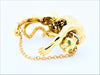 Bracelet Panther Bracelet Yellow gold Emerald 58 Facettes 1480604CN