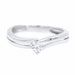 Ring 49 Solitaire Ring White Gold Diamond 58 Facettes 2313084CN