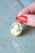 Pendentif Médaille ancienne en or, Vierge Marie, émail et perles 58 Facettes